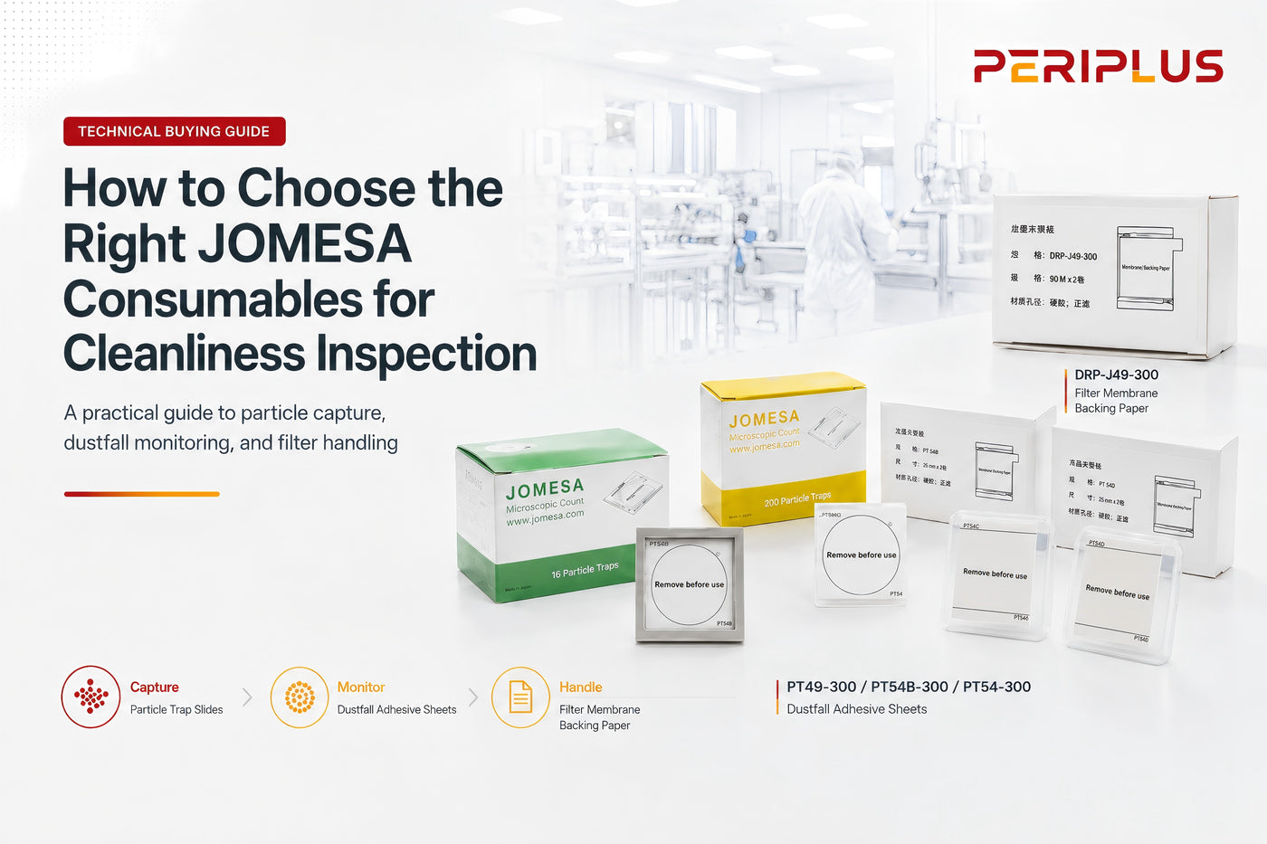 Choose the Right Products for Particle Capture and Cleanliness Inspection