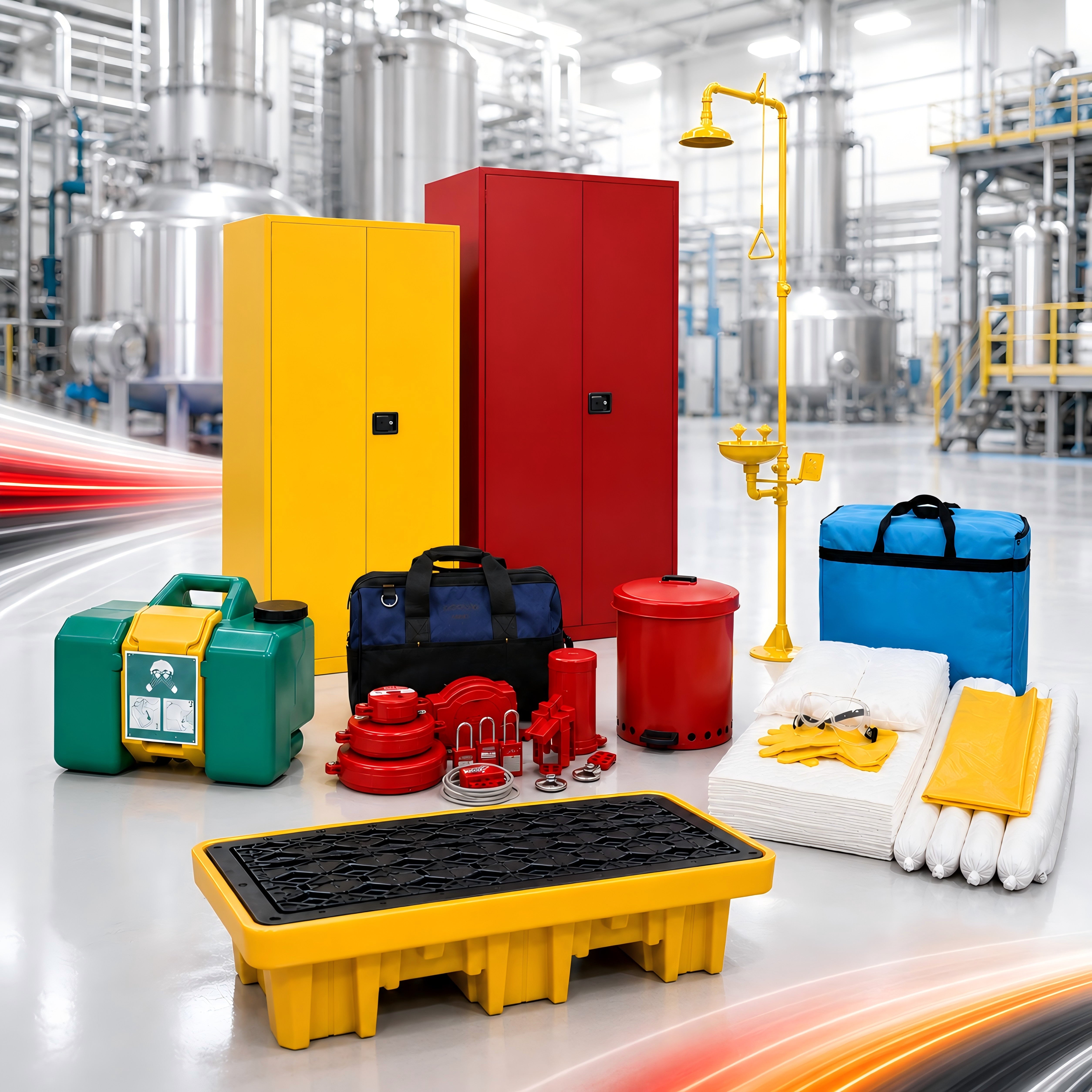 SAFETY & SECURITY EQUIPMENT | CHEMICAL STORAGE, SPILL CONTROL & LOCKOUT ...