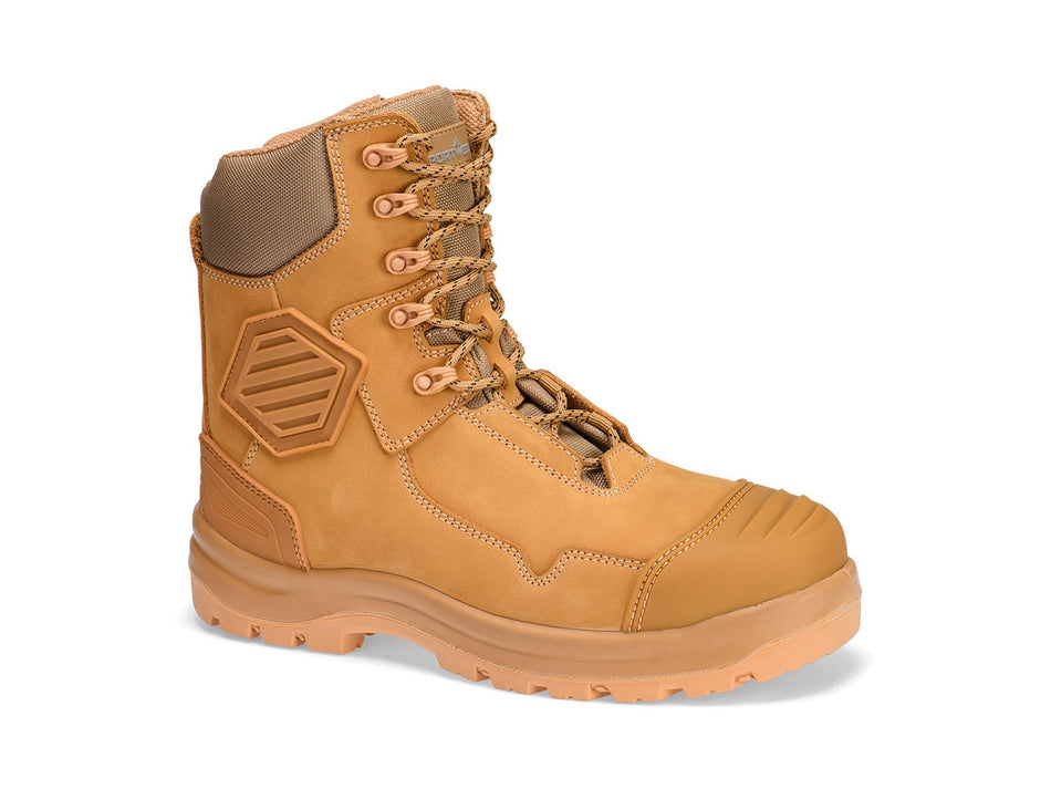 Portwest Safety Shin Boot Leather Composite S3S HRO FO SC HI CI AN LG SR with Ankle Protector & Scuff Cap – FD22