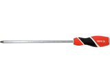 YATO Go-Through Phillips Screwdriver, PH3, CRV6150 Steel, for Hard Assembly Work, 150/200/250 mm