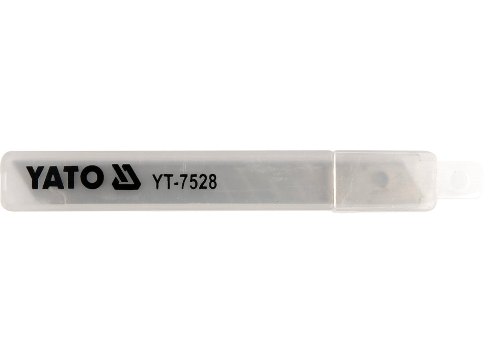 YATO letörhető pengék univerzális késhez, 10 db, 9/18 mm, SK5 acél