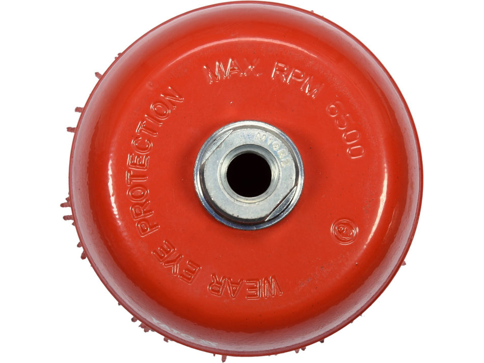 YATO tányérkefe, nylon huzal, 125 mm, M14 menet – YT-47787
