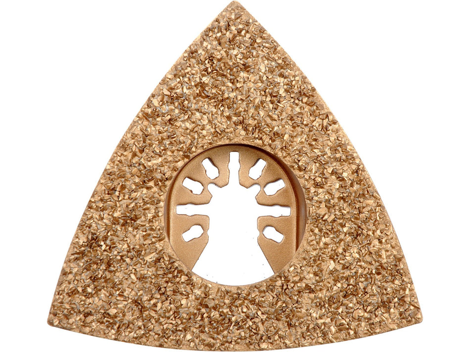 YATO Oszillations-Multitool Dreiecks-Hartmetall-Raspel, 80 mm, zum Entfernen von Kleber & Mörtel – YT-34687