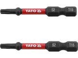 1/4 ZOLL 50 MM TORX-SCHLAGSCHRAUBERBITS 2-TEILIGES SET