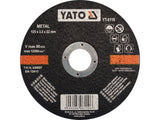 YATO Abrasive Metal Cutting Disc, 125x22 mm, 1.2 / 2.5 / 3.2 mm