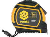 VOREL Measuring Tape, Automatic Stop, for Construction, Assembly & Workshop, 3/5/8 m