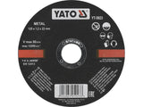 YATO Abrasive Metal Cutting Disc, 125x22 mm, 1.2 / 2.5 / 3.2 mm