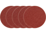 HOOK-AND-LOOP ABRASIVE DISC 125MM 5PCS P36-150