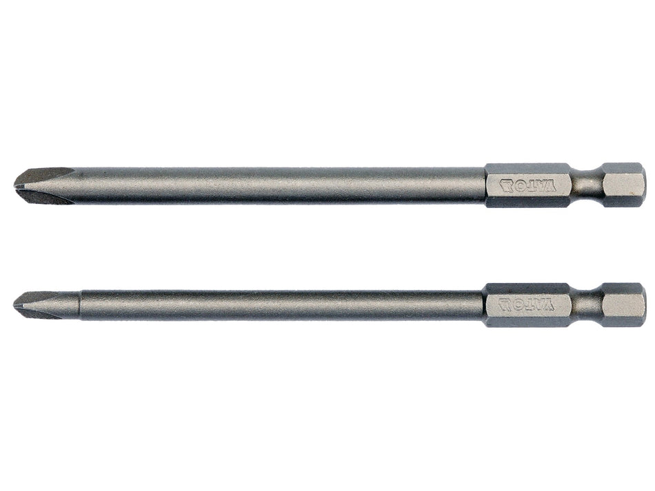 TRI-WING SCREWDRIVER BIT SET SIZE 2 AND 4, 100 MM, 2 PCS