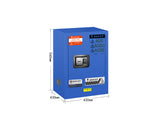 FLAMMABLE LIQUID & CHEMICAL SAFETY STORAGE CABINET RED/YELLOW/BLUE