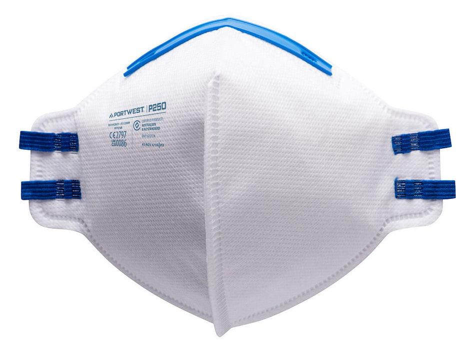 FFP2 FOLD FLAT RESPIRATOR (PK20)