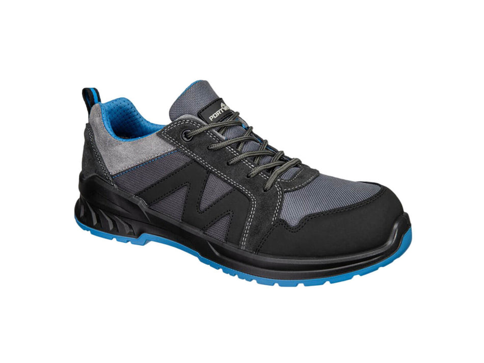 Portwest Safety Trainer Composite S1PS SR FO Textile & Suede with Non-Metallic Midsole – FC23