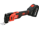 YATO Cordless Oscillating Multi-Tool, 18 V, Brushless Motor, Body / 1 × 4Ah