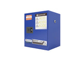 FLAMMABLE LIQUID & CHEMICAL SAFETY STORAGE CABINET 4GAL/15L - YELLOW/RED/BLUE