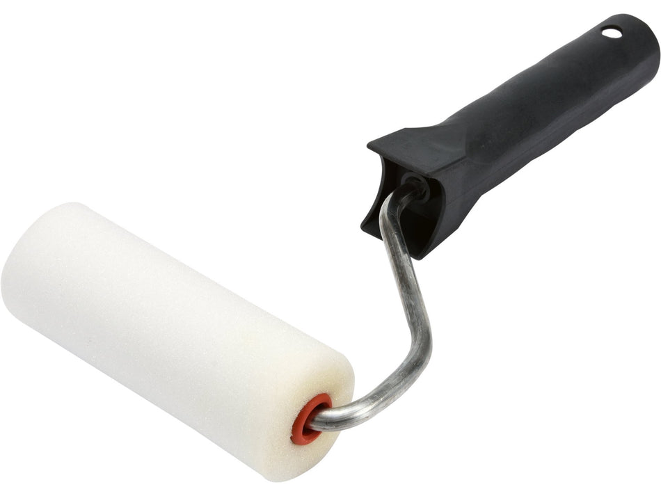 VOREL Moltopren habfestő henger, 11 cm, PU szivaccsal és PVC nyéllel – 09372