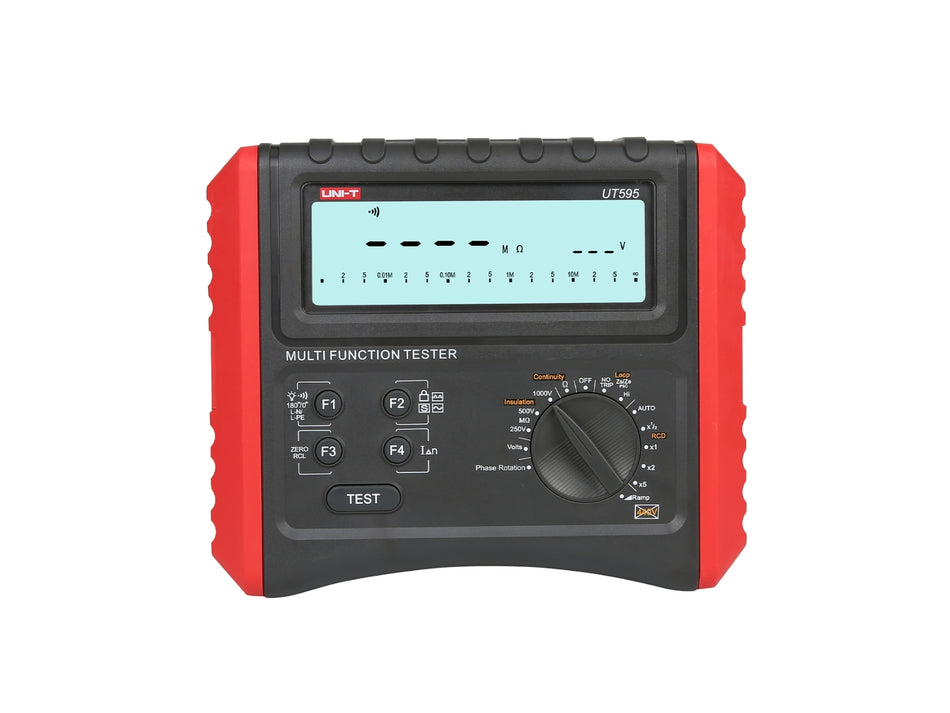 UNI-T Multifunction Installation Tester, RCD, Insulation, Continuity & Loop Impedance – UT595