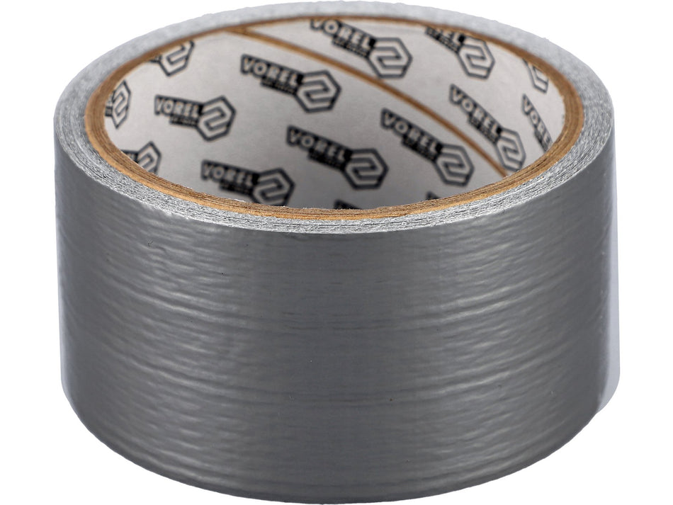 VOREL Duct Tape, 48 mm × 10/50 m, Cotton-Polyester/Polyethylene, with Hotmelt Adhesive