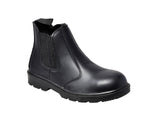Portwest Dealer Safety Boot, Leather, Steel Toe Cap & Steel Midsole, S1P FO SR – FW51