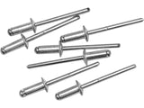 VOREL Aluminium Blind Rivets, 50 pcs, 4.0 mm Diameter x 6.4 - 19.0 mm Length