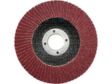VOREL Flap Disc, 115 mm, Epoxy Resin-Bonded for Wood, Metals and Plastics, P40-P120