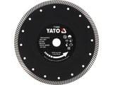 YATO Turbo Diamond Cutting Blade for Hard Porcelain Tiles, 115/125/230 mm