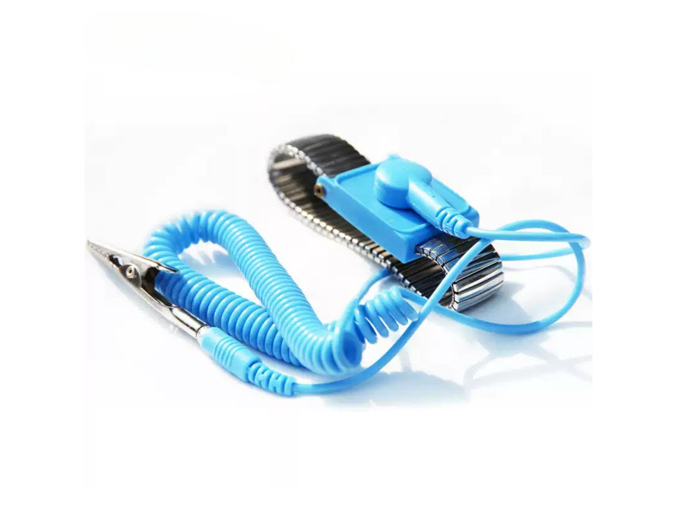 ANTISTATIC WRIST STRAP - 2.4M METAL CORD