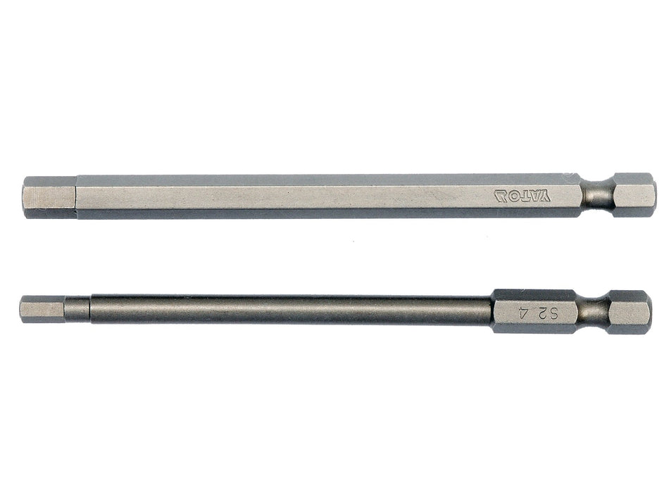 HEX TAMPERPROOF SCREWDRIVER BIT SET 4 MM AND 6 MM, 100 MM, 2 PCS