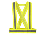 Portwest Hi-Vis Strap, 7.5 cm Belt & Shoulder Bands, 3 cm Reflective Tape, Adjustable Hook & Loop Fastening