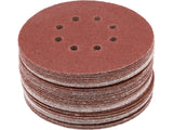 HOOK-AND-LOOP ABRASIVE DISC 8 HOLES 150MM 50PCS P40-240
