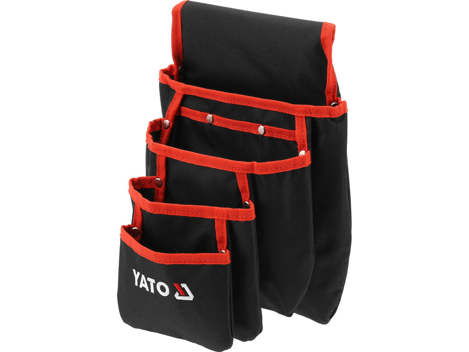YATO Tool Pouch, 8 Pockets, Oxford 600D Polyester & Nylon, Belt Hook – YT-74172