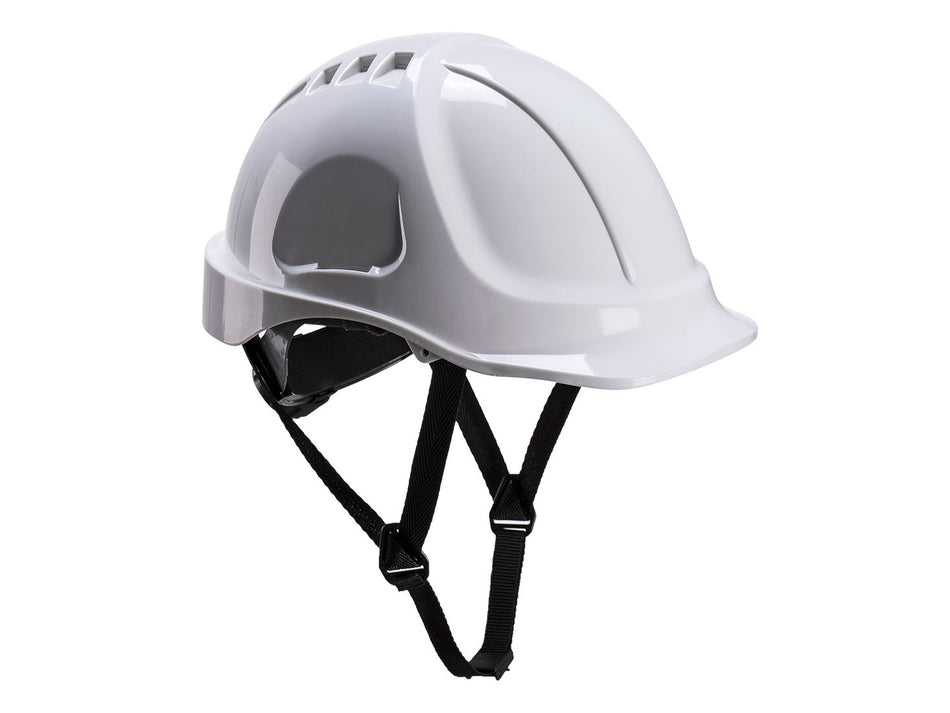 Portwest Endurance Plus Schutzhelm, unbelüftetes ABS, 6-Punkt-Aufhängung, Ratschenverschluss & 4-Punkt-Kinnriemen – PS54