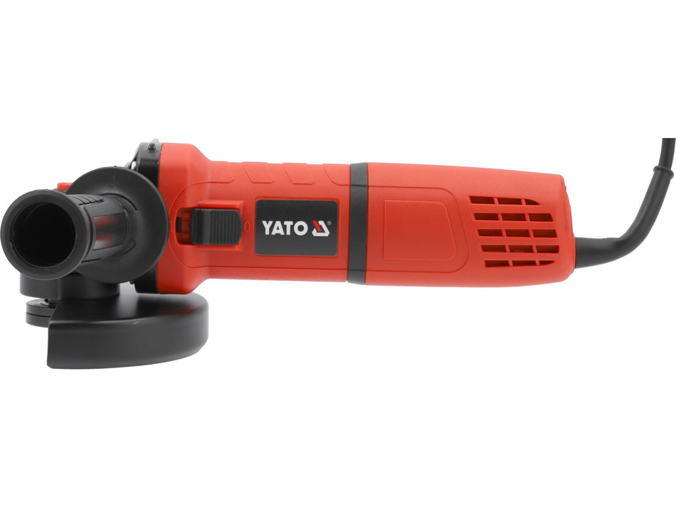 YATO sarokcsiszoló, 125 mm, 720 W, változtatható fordulatszám és oldalsó kapcsoló – YT-82089