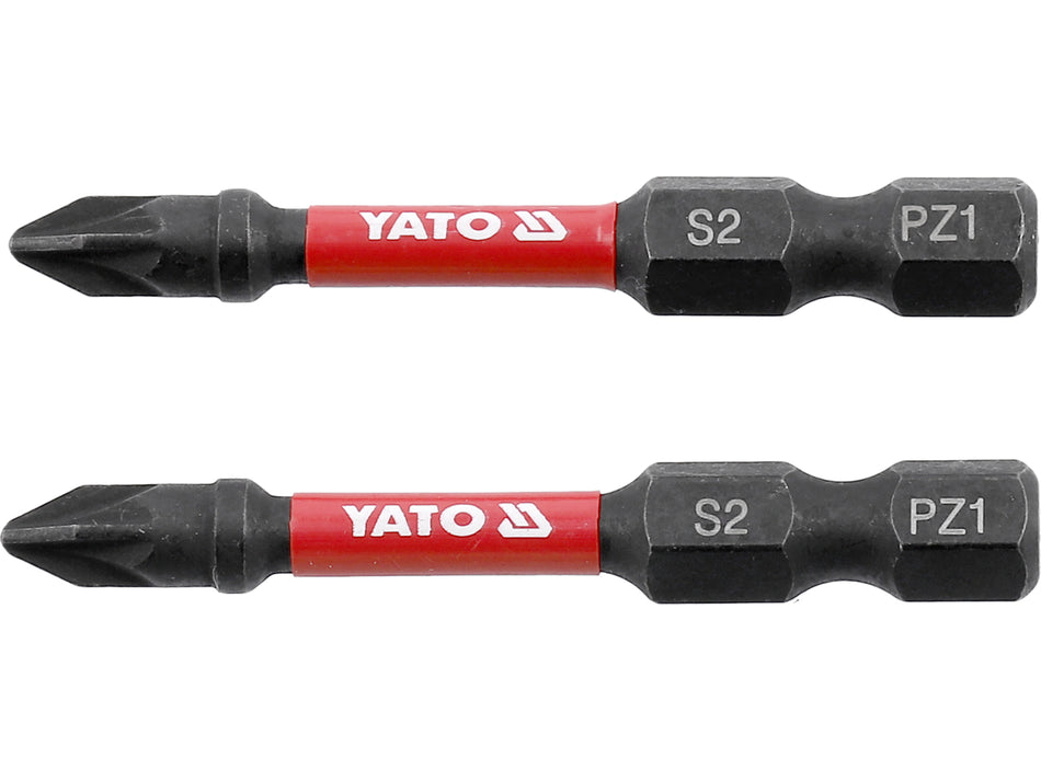 1/4 ZOLL 50 MM POZIDRIV IMPACT SCHRAUBERBITS 2-TEILIGES SET
