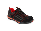Portwest Safety Trainer S1P HRO SR, Steel Toecap & Midsole, Suede & Textile Upper – FW34