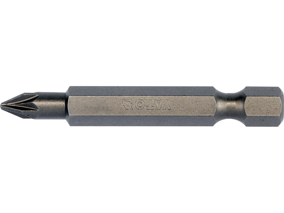 10-PIECE 1/4 INCH POZIDRIV PZ1 SCREWDRIVER BIT SET 50MM
