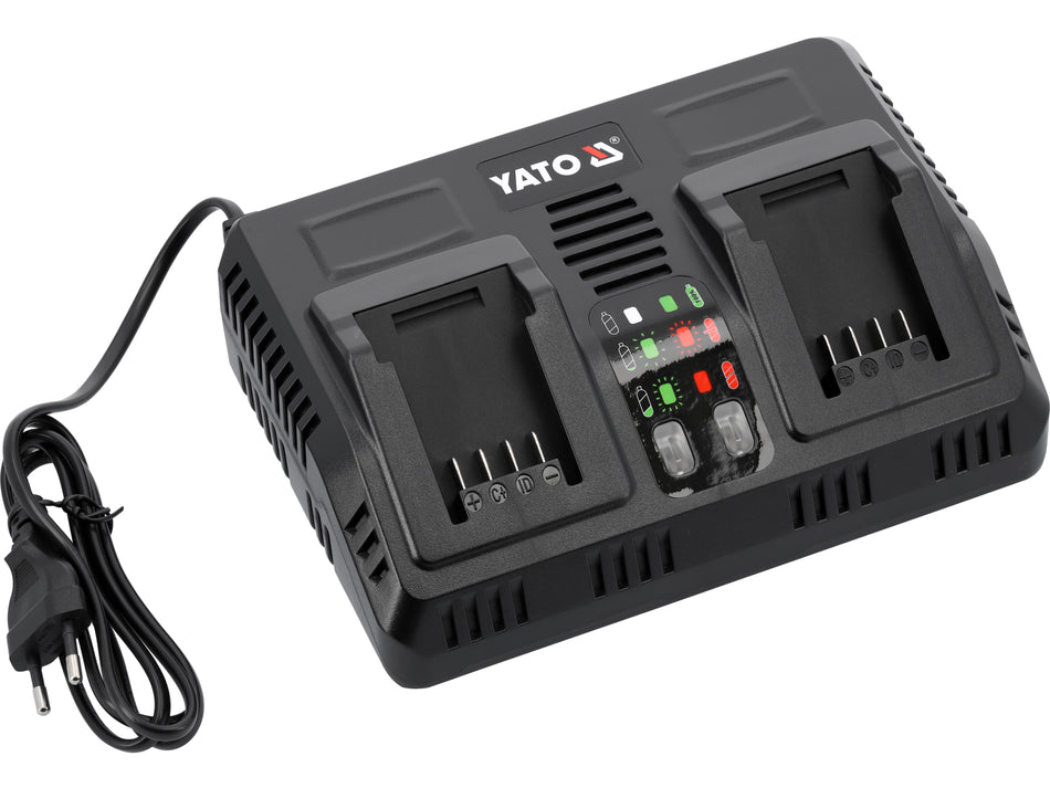 INTELLIGENT DOUBLE CHARGER 18V 4.5A