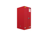 FLAMMABLE LIQUID & CHEMICAL SAFETY STORAGE CABINET 60GAL/227L - YELLOW/RED/BLUE