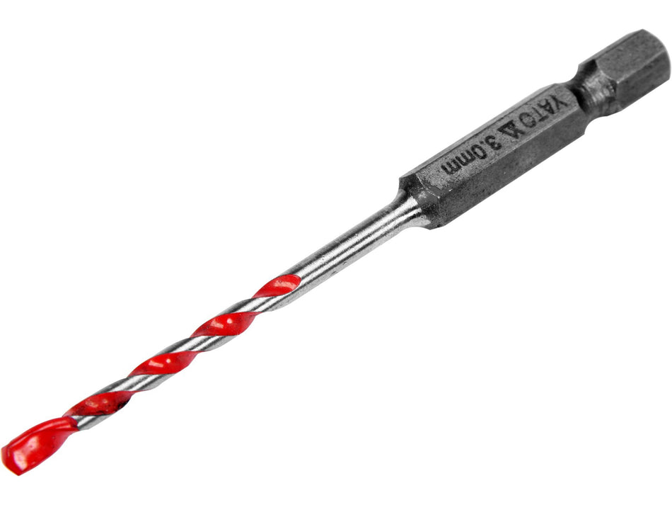 UNIVERSAL DRILL WITH HEX SHANK 3,0-12,0MM