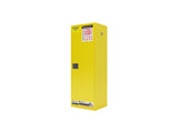 FLAMMABLE LIQUID & CHEMICAL SAFETY STORAGE CABINET 22GAL/83L - YELLOW/RED/BLUE