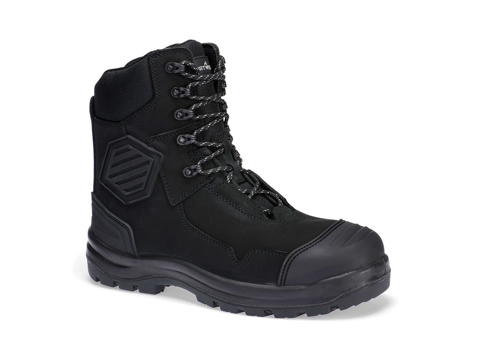 Portwest Safety Shin Boot Leather Composite S3S HRO FO SC HI CI AN LG SR with Ankle Protector & Scuff Cap – FD22
