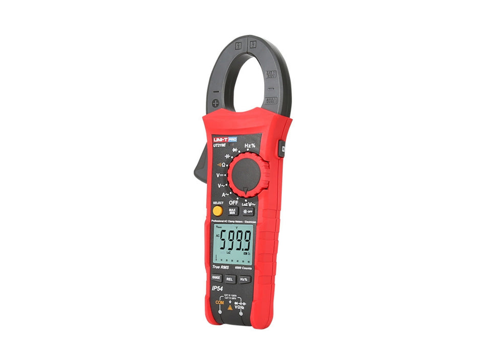 UNI-T Echteffektivwert-Wechselstromzange, 600 A, CAT IV 600 V, IP54 – UT219E