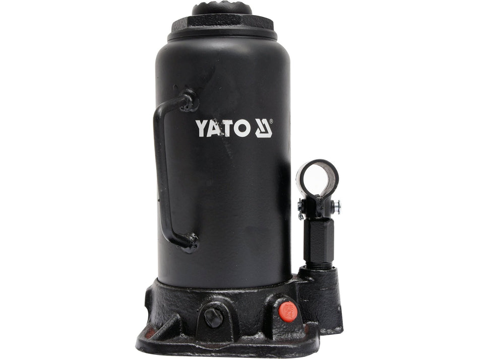 YATO Hydraulic Bottle Jack, 15 t, 230–462 mm Lifting Range, Precision Oil Flow Control – YT-17006
