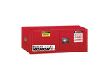 FLAMMABLE LIQUID & CHEMICAL SAFETY STORAGE CABINET 13GAL/45L - YELLOW/RED/BLUE