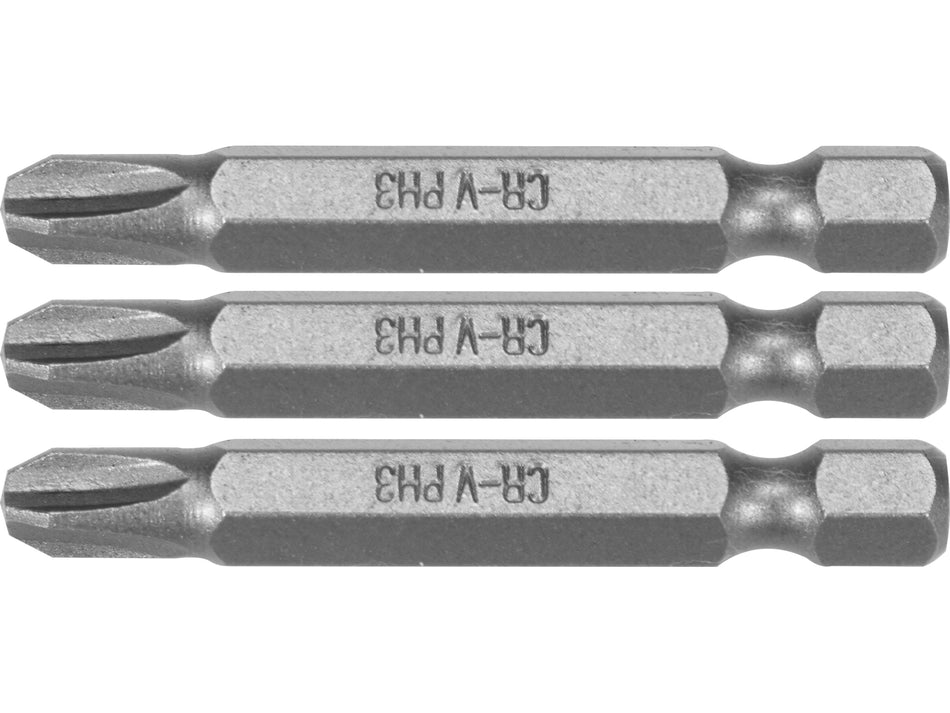 1/4 ZOLL KREUZSCHLITZ-SCHRAUBENDREHERBITS PH3 3 STK