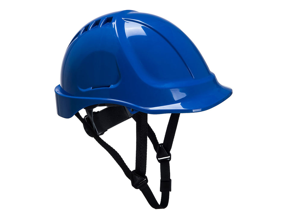 Portwest Endurance Plus Schutzhelm, unbelüftetes ABS, 6-Punkt-Aufhängung, Ratschenverschluss & 4-Punkt-Kinnriemen – PS54