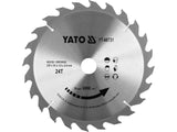 YATO TCT Circular Saw Blade for Wood, 255x30 mm, 24T / 36T / 60T
