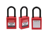 PROLOCKEY Safety Padlock, 38 mm / 76 mm Insulated Nylon Shackle, Keyed Different – KD-P38P / KD-P76P
