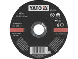 YATO Abrasive Metal Cutting Disc, 125x22 mm, 1.2 / 2.5 / 3.2 mm