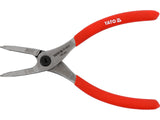 YATO Internal Straight Circlip Pliers, 145-325 mm, 42–48 HRC CrV, PVC Handle