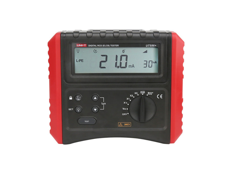 UNI-T Digital RCD Tester, 10–1000 mA, 100–440 V – UT586+